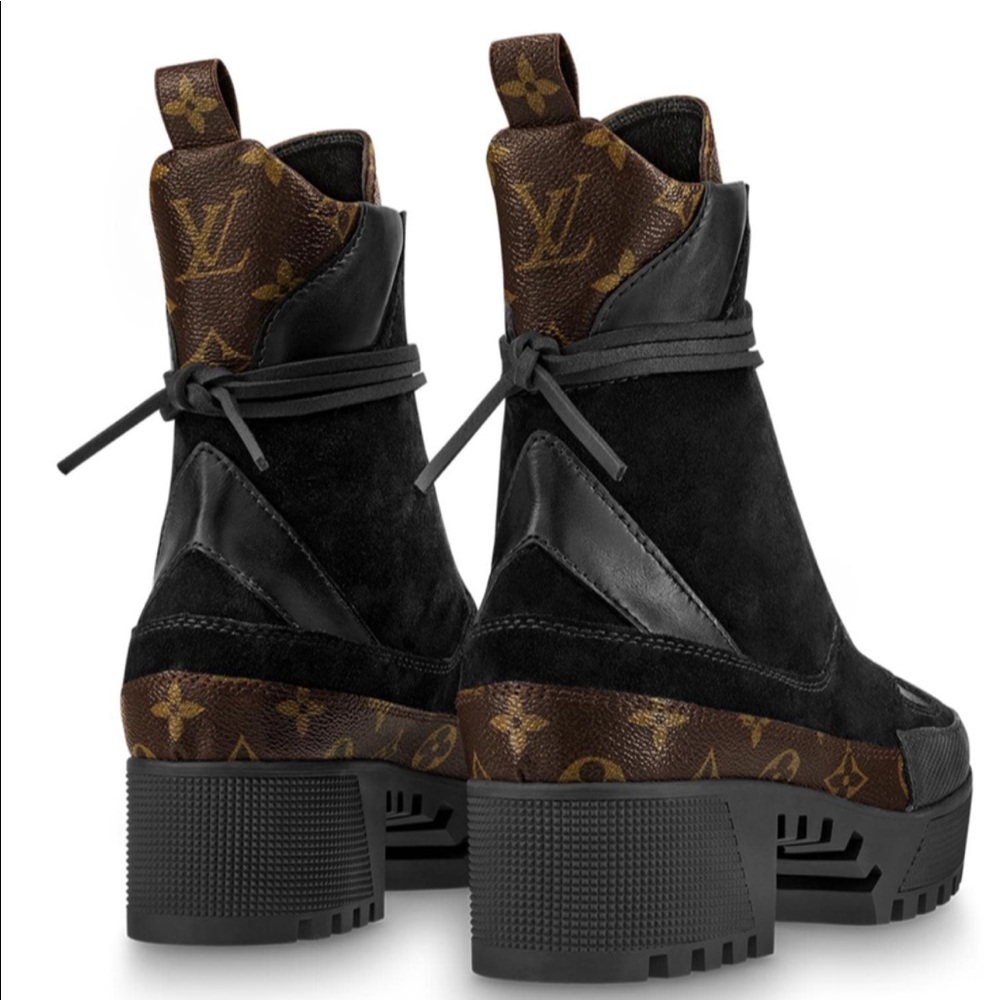 Louis Vuitton combat boots
